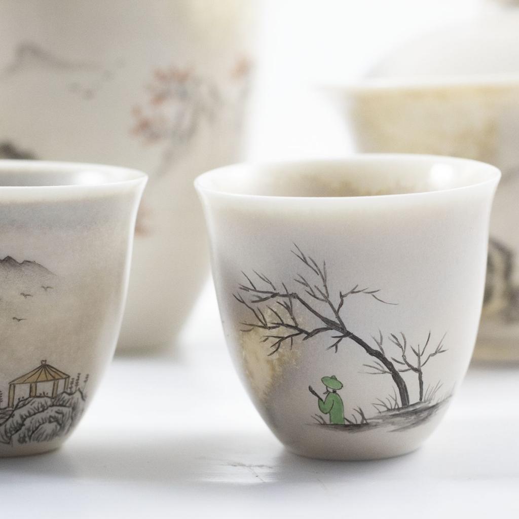 Ceramic Tea set #10, Jingdezhen