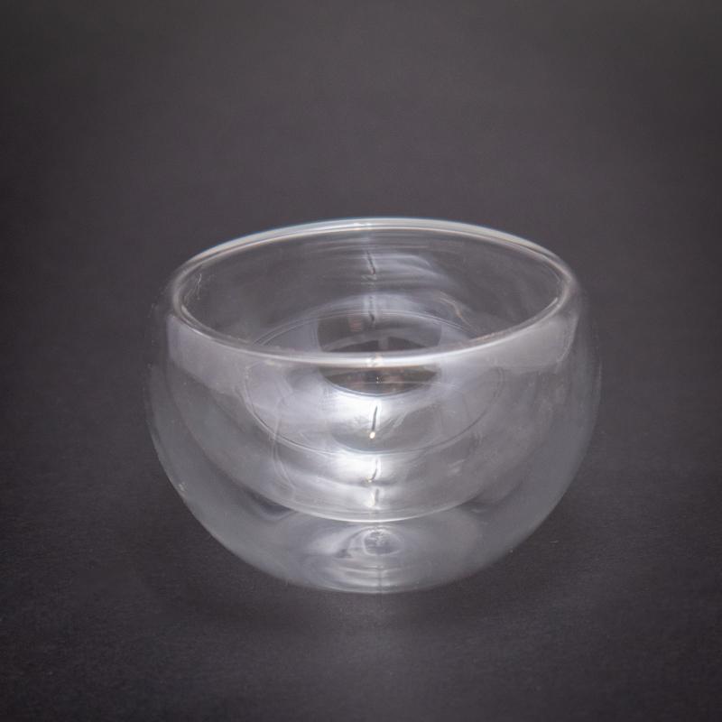 Double layered glass cup #4, 40 ml.