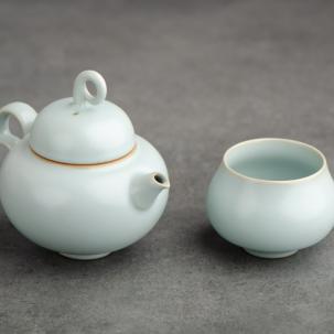 Travel Tea Set #13, Ru Yao, 2 pcs.